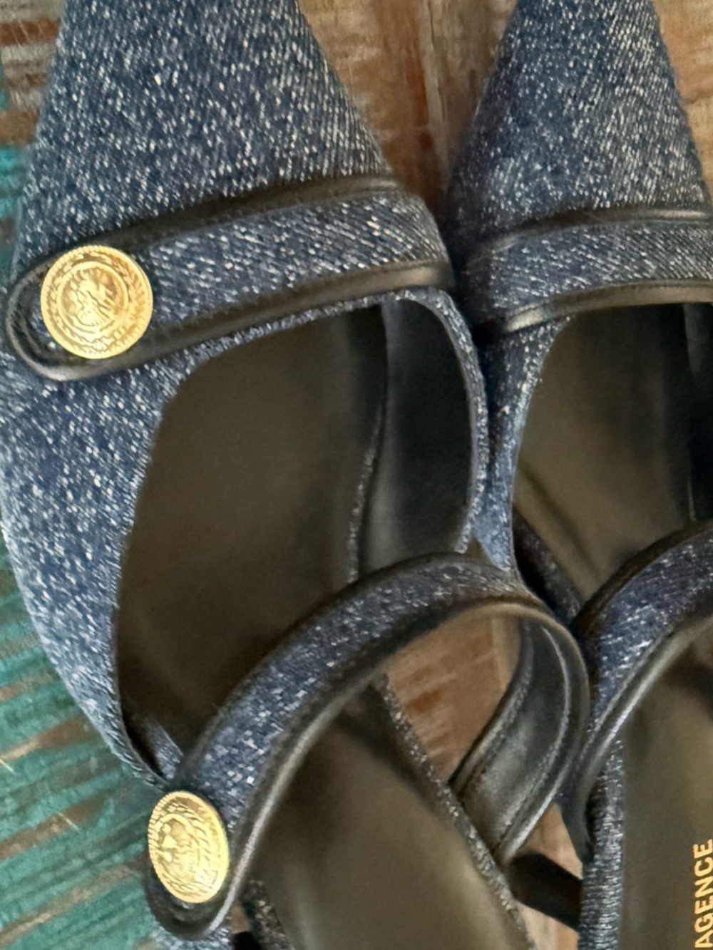 L'AGENCE Gilliane Denim Mule - Picture 10 of 11